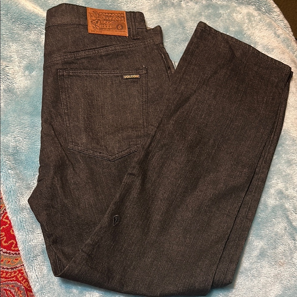 Volcom Black Straight Jeans